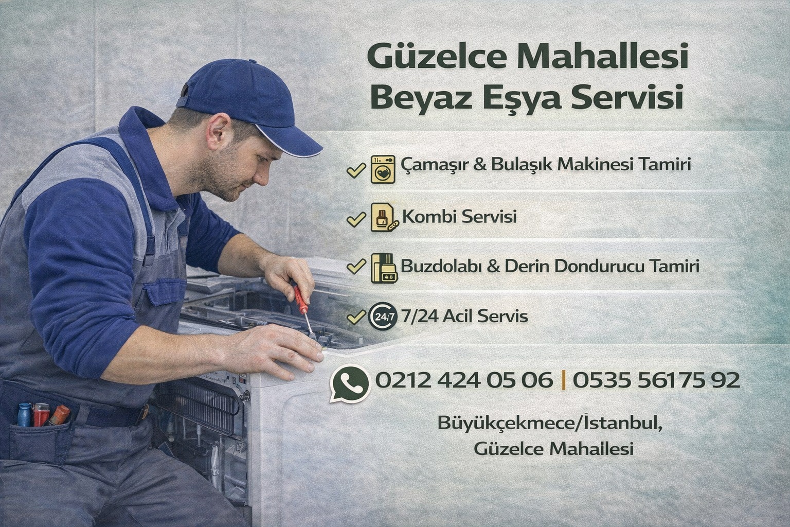 Güzelce Mahallesi Beyaz Eşya Servis